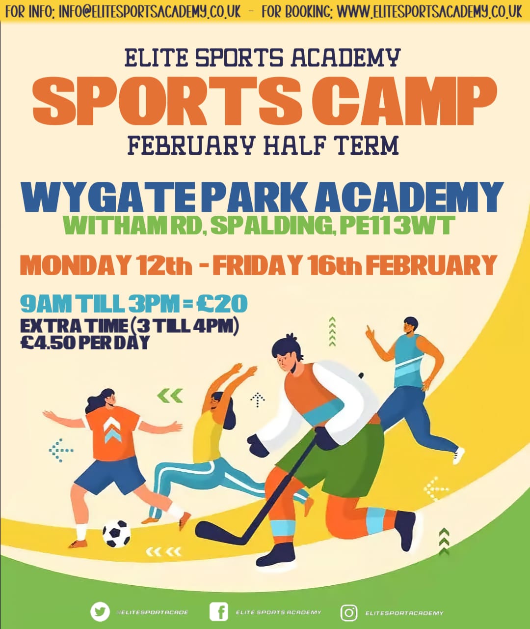 February Half Term Sports Camp Spalding
